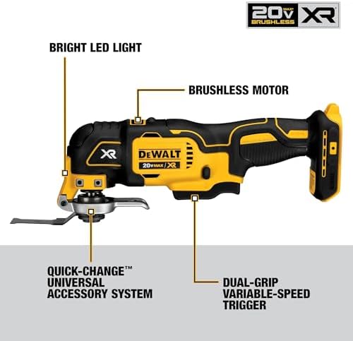 DEWALT Kit combinado de herramientas eléctricas de 20 V Max, juego de 10 herramientas eléctricas inalámbricas, 2 baterías, cargador y 2 bolsas incluidas, kit combinado sin escobillas DEWALT (DCK1021D2)