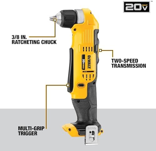 DEWALT 20V MAX Power Tools  9 Cordless Tool Combo  Impact and Drill Driver  Oscillating Tool  Grinder Circular and Reciprocating Saw Right Angle Drill Speaker LED Light  2 Batteries Charger  DCK940D2 