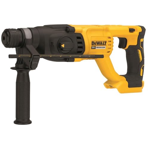 DEWALT 20V MAX SDS Plus 1 Inch Cordless Rotary Hammer with D Handle  Bare Tool Only  DCH133B 