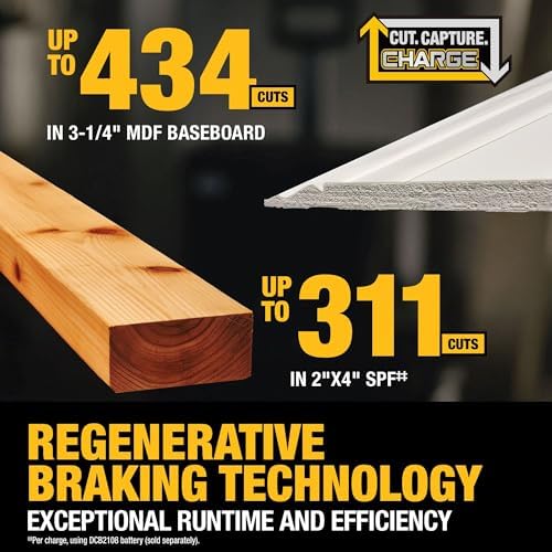 DEWALT 20V MAX XR 10 in  Double Bevel Fixed Miter Saw  Tool Only   DCS714B 