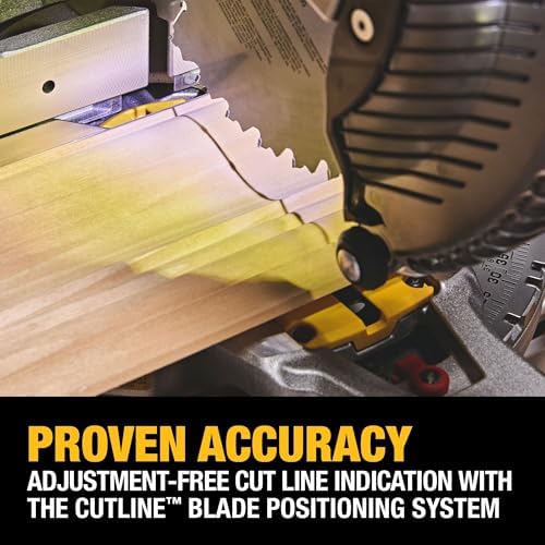 DEWALT 20V MAX XR 10 in  Double Bevel Fixed Miter Saw  Tool Only   DCS714B 