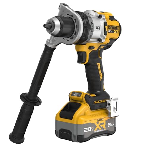 DEWALT 20V MAX XR 1/2 Inch Cordless Hammer Drill Kit with 8AH Battery and Charger  DCD1007WW1