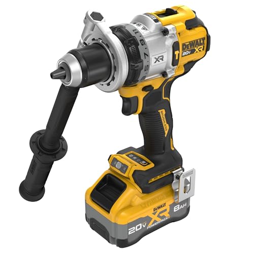 DEWALT 20V MAX XR 1/2 Inch Cordless Hammer Drill Kit with 8AH Battery and Charger  DCD1007WW1