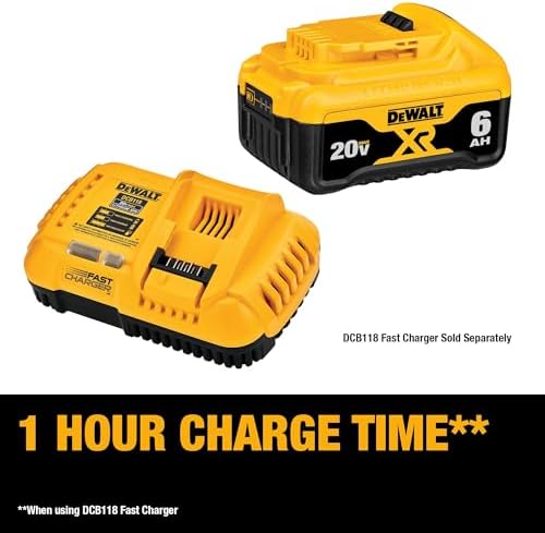 DeWalt DCB206-2 20V máx 6.0Ah batería de ion de litio, 2 unidades