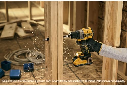 DEWALT 20V MAX XR Brushless Cordless 1/2 in  Drill Driver Kit With DEWALT POWERPACK Batteries and Charger  DCD801QQ2 