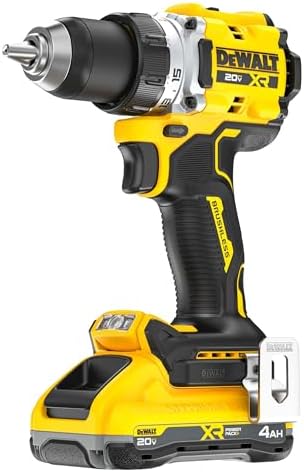 DEWALT 20V MAX XR Brushless Cordless 1/2 in  Drill Driver Kit With DEWALT POWERPACK Batteries and Charger  DCD801QQ2 