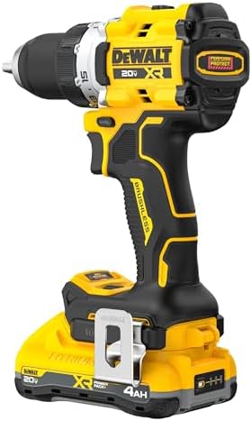 DEWALT 20V MAX XR Brushless Cordless 1/2 in  Drill Driver Kit With DEWALT POWERPACK Batteries and Charger  DCD801QQ2 
