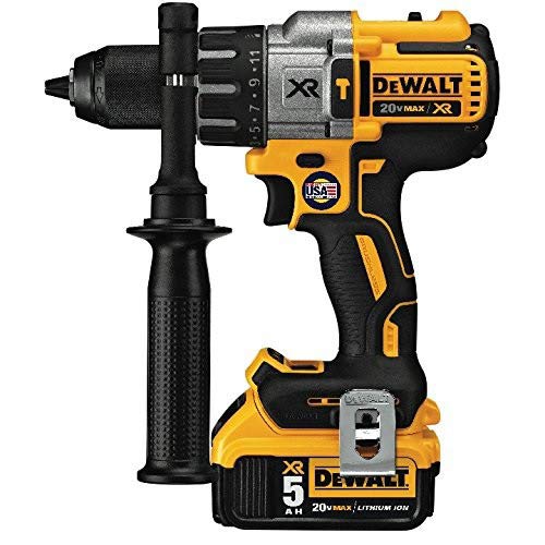 DEWALT 20V MAX XR Hammer Drill Kit Brushless 3 Speed Cordless DCD996P2