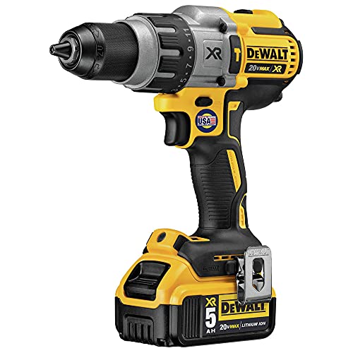 DEWALT 20V MAX XR Hammer Drill Kit Brushless 3 Speed Cordless DCD996P2
