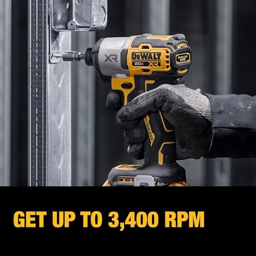 DEWALT 20V MAX XR Impact Driver and Hammer Drill Cordless Power Tool Combo Kit  Includes 2 x 4ah POWERPACK Batteries and a Charger  DCK250QQ2 
