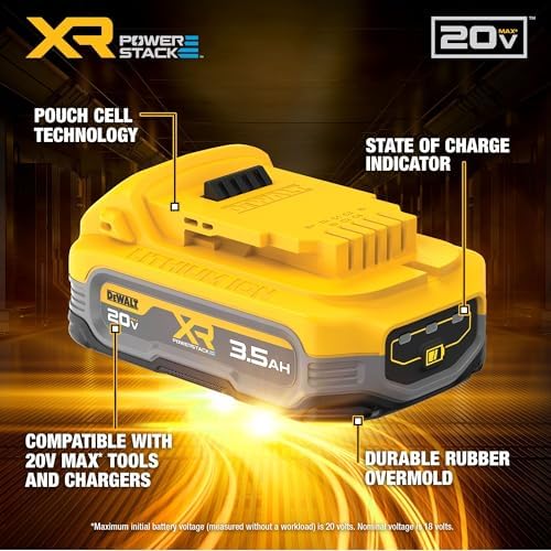 DEWALT 20V MAX XR POWERSTACK 3 5Ah Battery Kit  2 Pack  DCBP320 2