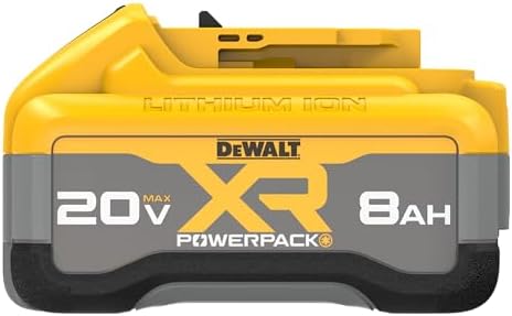 DEWALT 20V MAX XR POWERPACK 8 0 Ah Power Tool Battery  DCB2108