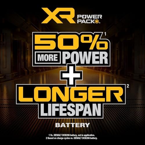 DEWALT 20V MAX XR POWERPACK 8 0 Ah Power Tool Battery  DCB2108