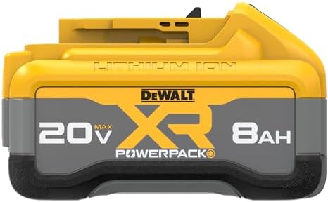 DEWALT 20V MAX XR POWERPACK 8 0 Ah Power Tool Battery  DCB2108