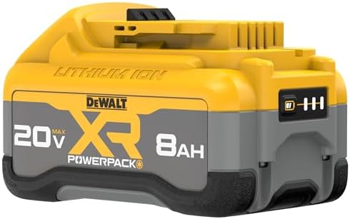 DEWALT 20V MAX XR POWERPACK 8 0 Ah Power Tool Battery  DCB2108