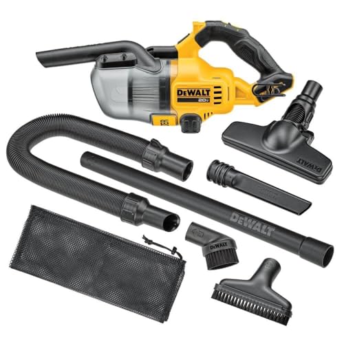 DEWALT 20V Vacuum  Cordless Handheld Vacuum  HEPA  Battery Not Included  DCV501HB 