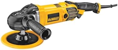 DEWALT Buffer Polisher  7 in 9 in  12 amp  Variable Speed Dial 0 3 500 RPM s  Soft Start Corded Car Buffer  DWP849X 