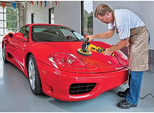 DEWALT Buffer Polisher  7 in 9 in  12 amp  Variable Speed Dial 0 3 500 RPM s  Soft Start Corded Car Buffer  DWP849X 