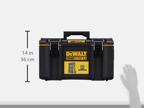 DEWALT DWST83294 1 Tough System 2 0 Medium Size Tool Box  DS300  Stacked Storage