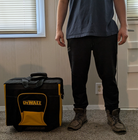 DEWALT Large Rolling 3 Pocket Heavy Duty Tool Bag / Box with Telescoping Handle