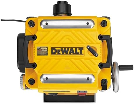 DEWALT Planer  Thickness Planer  13 Inch  3 Knife for Larger Cuts  Two Speed 20 000 RPM Motor  Corded  DW735
