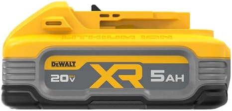 DEWALT Powerstack 20V MAX Battery  Rechargeable  5Ah  Lithium Ion  2 Pack  DCBP520 2 