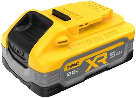 DEWALT Powerstack 20V MAX Battery  Rechargeable  5Ah  Lithium Ion  2 Pack  DCBP520 2 