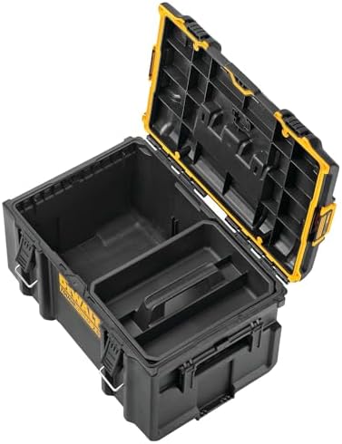 DEWALT TOUGHSYSTEM 2 0  Large Tool Box  22 in  110 lbs  Capacity  DWST08300 