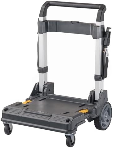 Carrito DEWALT TSTAK con asa, giratorio 360°, capacidad de hasta 200 libras (DWST17888)
