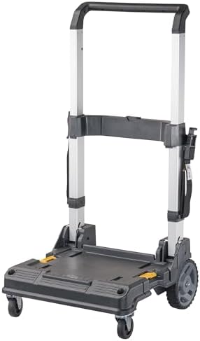 Carrito DEWALT TSTAK con asa, giratorio 360°, capacidad de hasta 200 libras (DWST17888)