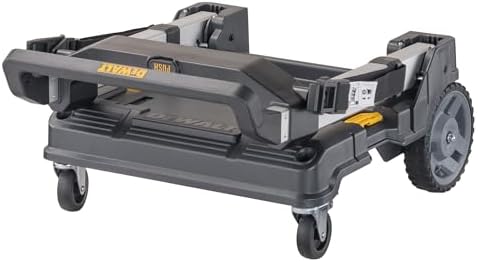 Carrito DEWALT TSTAK con asa, giratorio 360°, capacidad de hasta 200 libras (DWST17888)