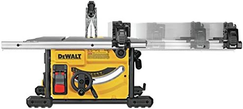 DEWALT Table Saw for Jobsite  Compact  8 1/4 Inch with Lightweight Protective Safety Glasses  DWE7485 & DPG52 1C 