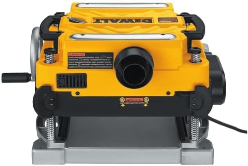 DEWALT Thickness Planer  13 inch Wood Planer  Three Knife Two Speed  15 Amp  20 000 RPM Motor  DW735X 