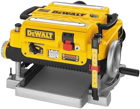 DEWALT Thickness Planer  13 inch Wood Planer  Three Knife Two Speed  15 Amp  20 000 RPM Motor  DW735X 