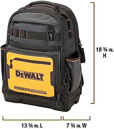 DEWALT Tool Backpack  Tool Storage and Organization  Durable and Water Resistant  DWST560102 