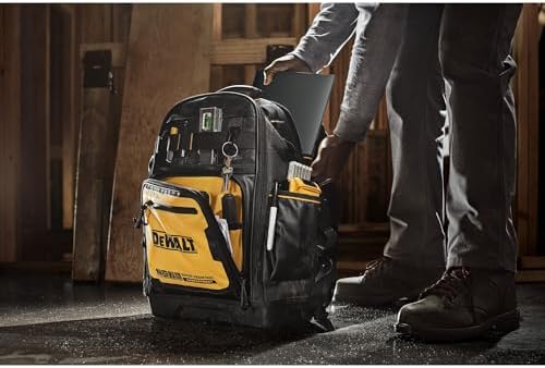 DEWALT Tool Backpack  Tool Storage and Organization  Durable and Water Resistant  DWST560102 