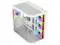 DIYPC ARGB N3 W White USB3 0/ Type C Tempered Glass E ATX /ATX Dual Chamber Gaming Computer Case w/ 3 x Tempered Glass Panel and 4 x ARGB PWM Fans  Pre Installed  