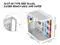 DIYPC ARGB N3 W White USB3 0/ Type C Tempered Glass E ATX /ATX Dual Chamber Gaming Computer Case w/ 3 x Tempered Glass Panel and 4 x ARGB PWM Fans  Pre Installed  