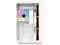 DIYPC ARGB N3 W White USB3 0/ Type C Tempered Glass E ATX /ATX Dual Chamber Gaming Computer Case w/ 3 x Tempered Glass Panel and 4 x ARGB PWM Fans  Pre Installed  