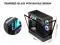 DIYPC IDX1 BK ARGB Black USB3 0/ Type C Tempered Glass ATX Gaming Computer Case w/ Dual Tempered Glass Panel and 3 x ARGB PWM Fans  Pre Installed 