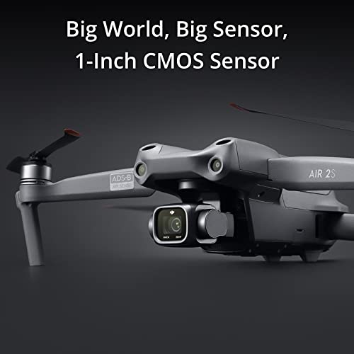 DJI Air 2S  Drone with 3 Axis Gimbal Camera  5 4K Video  1 Inch CMOS Sensor  4 Directions of Obstacle Sensing  31 Mins Flight Time  12km Video Transmission  FAA Remote ID Compliant  Gray