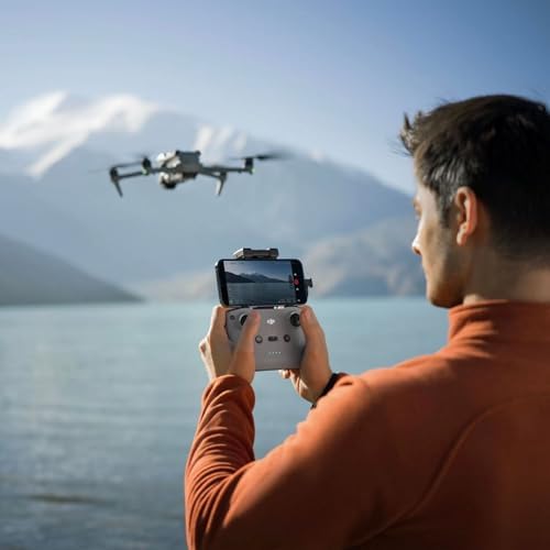 DJI Air 3S Fly More Combo  RC N3   Drone with 1 CMOS Wide Angle & Medium Tele Camera  4K/60fps HDR Video  Nightscape Omnidirectional Obstacle Sensing & 3 Batteries for Extended Flight Time