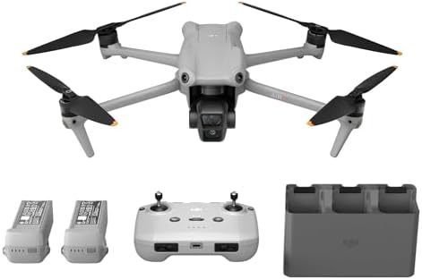 DJI Air 3 Fly More Combo with DJI RC 2  Drone with Camera 4K  Dual Primary Cameras  3 Batteries for Extended Flight Time  48MP Photo  20Km Max Video Transmission  FAA Remote ID Compliant