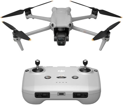 DJI Air 3 Fly More Combo with DJI RC 2  Drone with Camera 4K  Dual Primary Cameras  3 Batteries for Extended Flight Time  48MP Photo  20Km Max Video Transmission  FAA Remote ID Compliant
