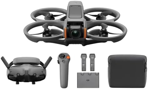 DJI Avata 2 Fly More Combo  3 Batteries   FPV Drones with Camera for Adults 4K  Immersive Experience  One Push Acrobatics  Built in Propeller Guard  155  FOV  Drone Compliant with FAA Remote ID