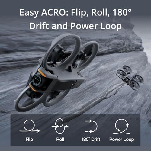 DJI Avata 2 Fly More Combo  3 Batteries   FPV Drones with Camera for Adults 4K  Immersive Experience  One Push Acrobatics  Built in Propeller Guard  155  FOV  Drone Compliant with FAA Remote ID