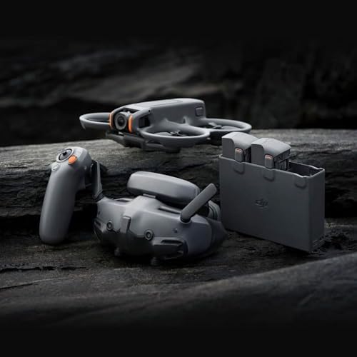 DJI Avata 2 Fly More Combo  3 Batteries   FPV Drones with Camera for Adults 4K  Immersive Experience  One Push Acrobatics  Built in Propeller Guard  155  FOV  Drone Compliant with FAA Remote ID