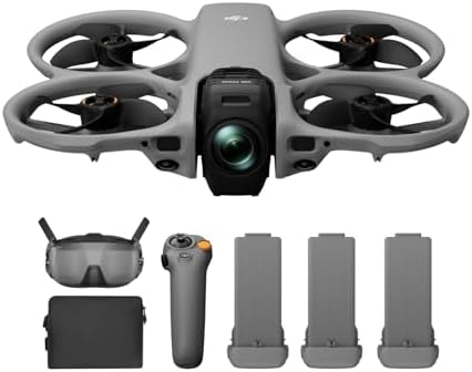 DJI Avata 360 Motion Fly More Combo  360  Drone With 1 Inch 8K 360  Imaging  360  Camera Drone With Propeller Guard  Includes Goggles N3 and RC Motion 3 for Intuitive Motion Control and Easy ACRO