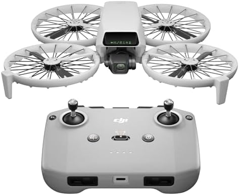 DJI Flip Fly More Combo With RC 2 Screen Remote Controller  Drone With 4K UHD Camera for Adults  Palm Takeoff  Auto Return  Intelligent Flight  3 Batteries for 93 Min Flight Time