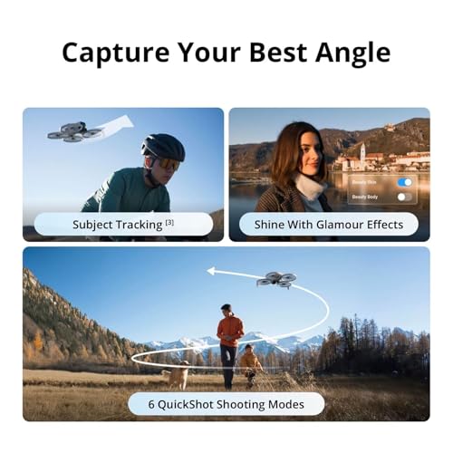 DJI Flip (RC-N3), dron con cámara 4K UHD para adultos, menos de 8.78 oz, estabilización de cardán de 3 ejes, transmisión de video de 44000 pies/8.1 mi, despegue de palma, retorno automático, tiempo de